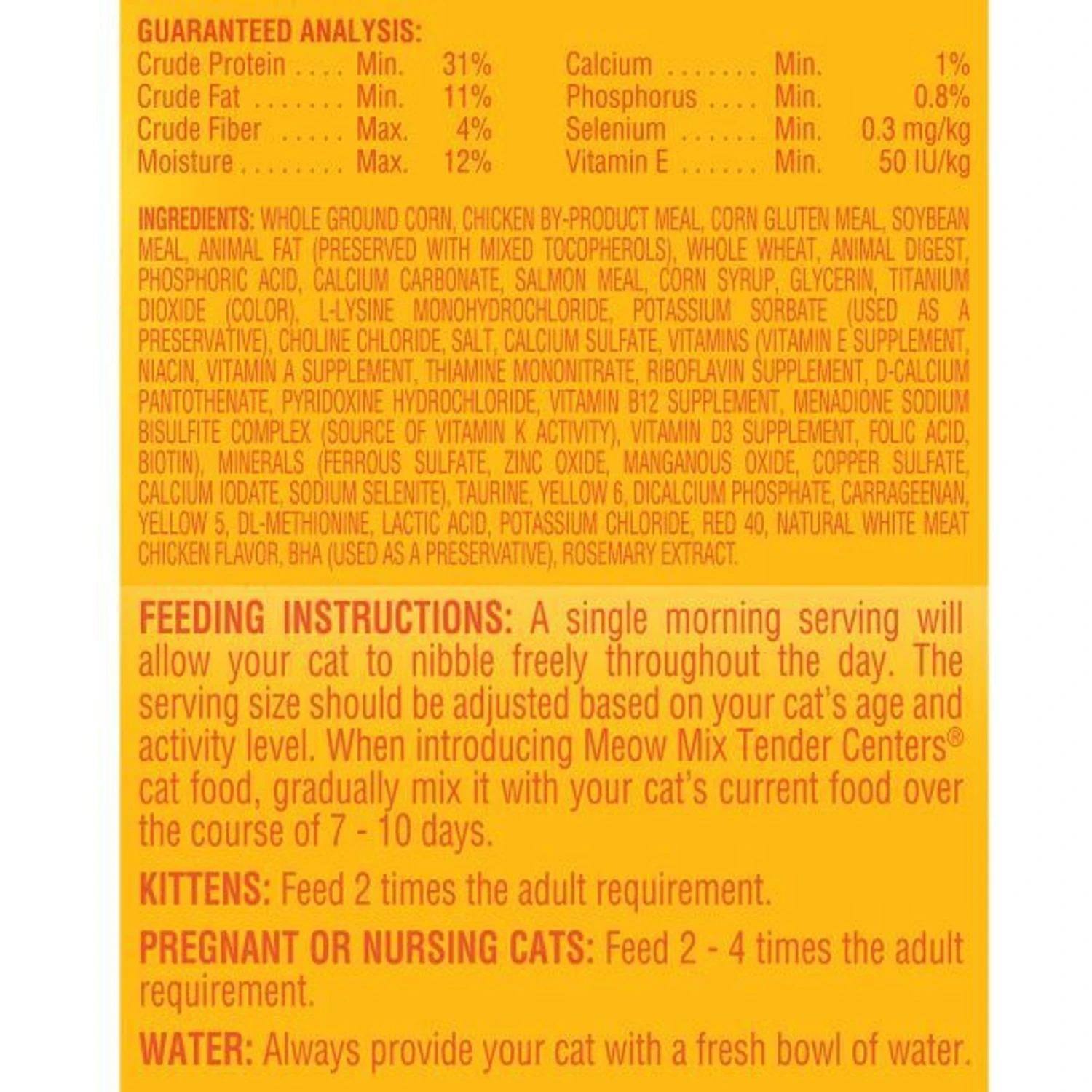 Meow Mix Tender Centers Salmon & White Meat Chicken Dry Cat Food 8 Meow Mix Tender Centers Salmon & White Meat Chicken Dry Cat Food - Image 6